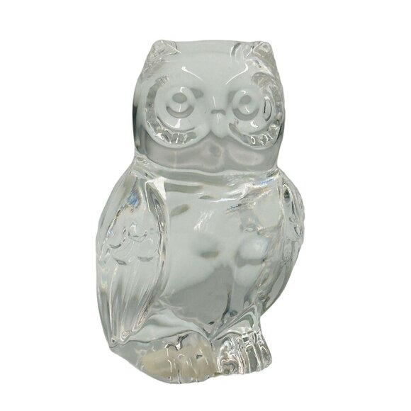 Beautiful PRINCESS HOUSE W Germany Lead Crystal WISE OWL Figurine Paperweight - Picture 10 of 10